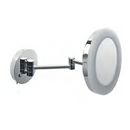 Espejo retráctil, aumento de 3x, con luz led, encendido y apagado con botón tipo touc