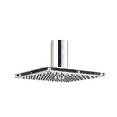 Regadera de chorro fi jo con sistema anticalcáreo, plato ancho de 8” Kúbica