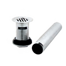 Contra con rejilla para lavabo con rebosadero