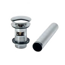 Contra de push para lavabo con rebosadero